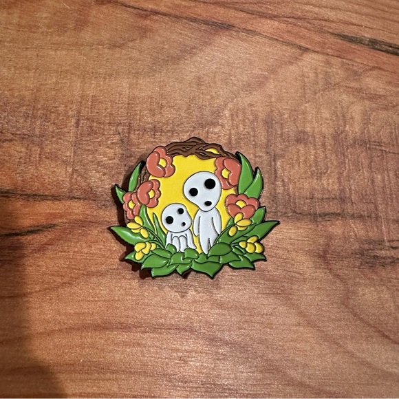 Studio Ghibli Remix Enamel Pins || Totoro, Princess Mononoke, Spirited Away, etc - Picture 6 of 7